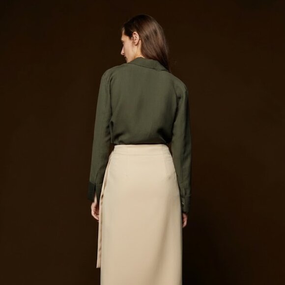 ZARA WOMAN STUDIO Shirt with Pockets Size M New With Tags $119 - Picture 4 of 12